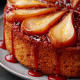Iced Rhubarb Cake