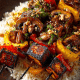 Grilled Veggie Salad with Goat Cheese