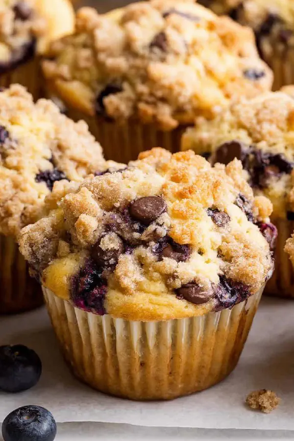 Blueberry Choc Chip Muffins Reimagined