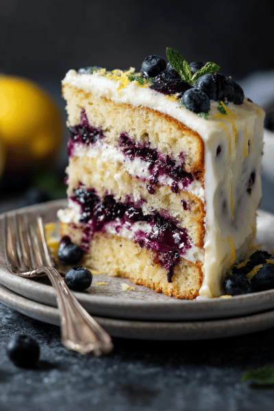 Blueberry Layer Cake