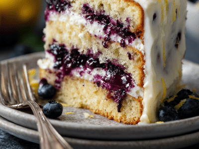 Blueberry Layer Cake