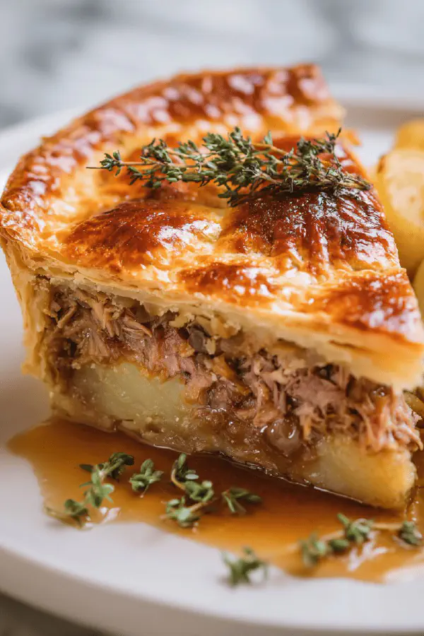 Braised Pork Duck Tourtière