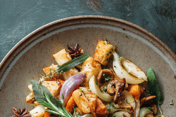 Almond Vinaigrette Sauce