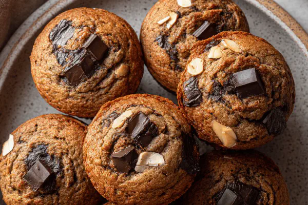 Banana Peanut Butter Muffins