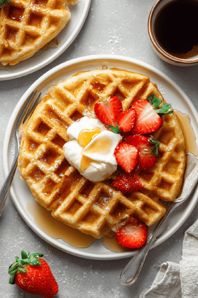 Buttermilk Cornstarch Waffles