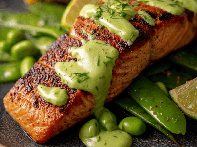 Cajun-Spiced Salmon Veggies