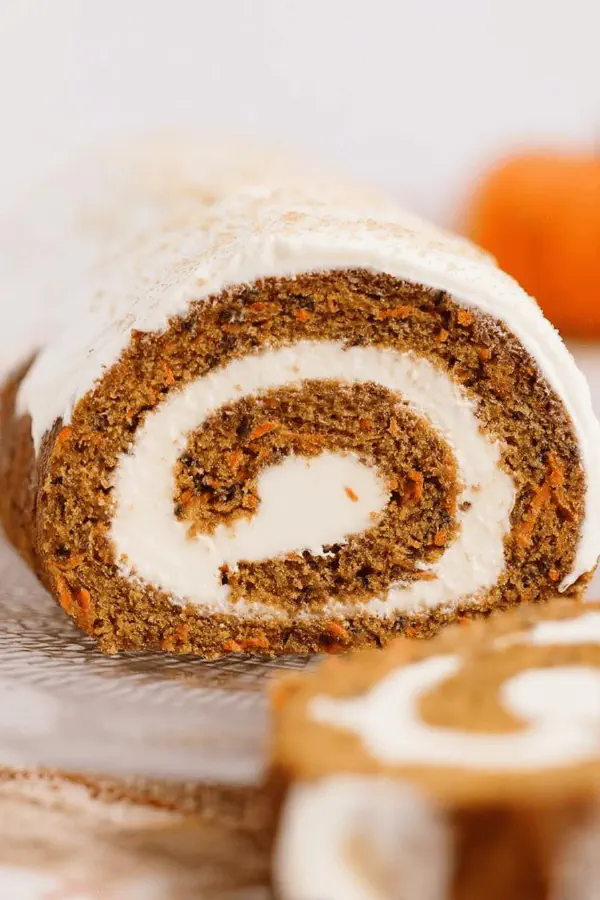 Carrot Cake Roll Revamped