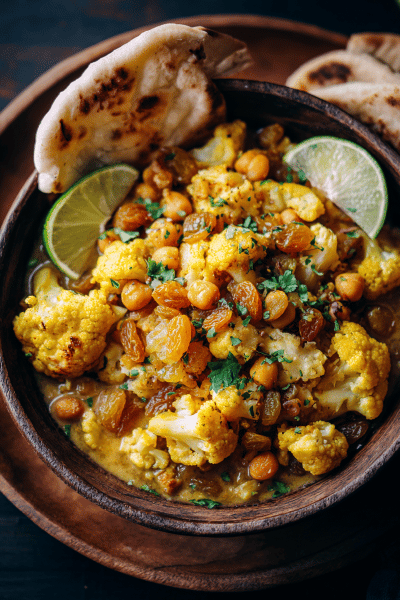 Cauliflower Chickpea Curry