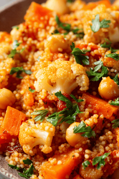 Cauliflower Couscous Stew