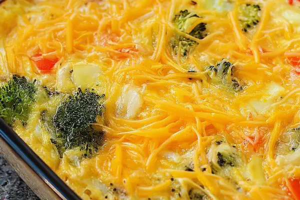 Open Veggie Egg Sandwich