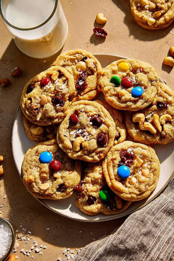Chewy Trail Mix Cookies