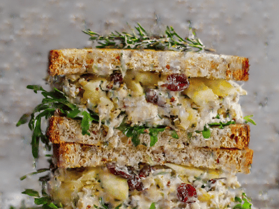 Chicken Cheese Apple Sandwich