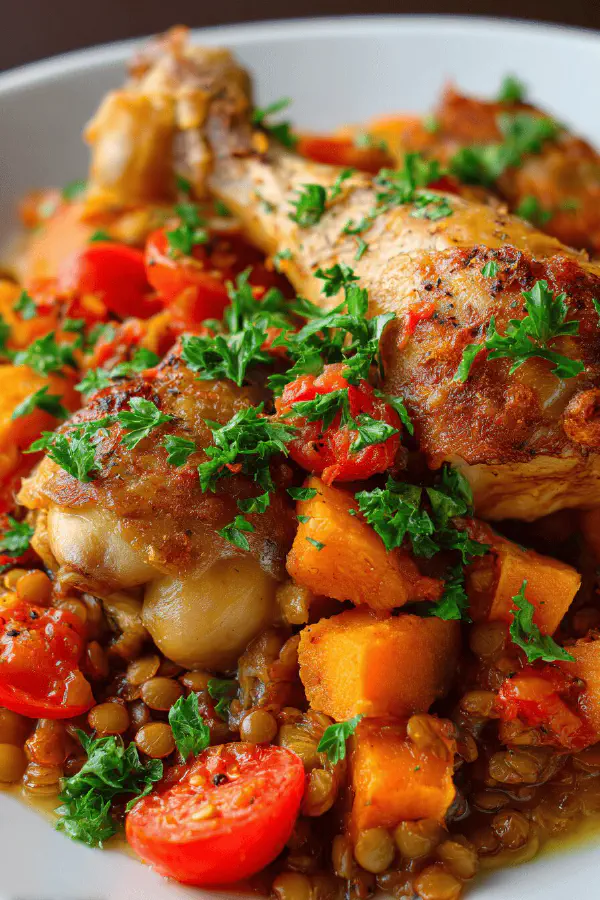 Chicken Drumsticks Lentils