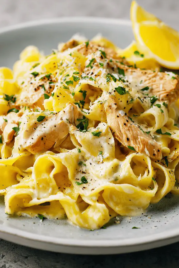 Chicken Fettuccine Twist