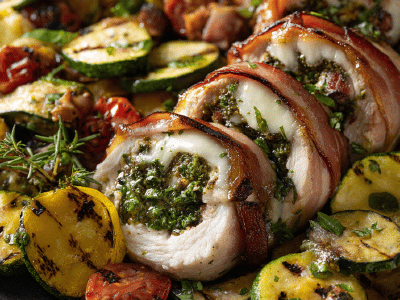 Chicken Roulades Sundried Tomato Parmesan