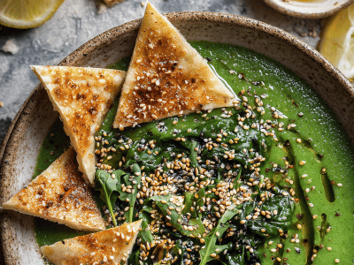 Chickpea Rocket Cold Soup