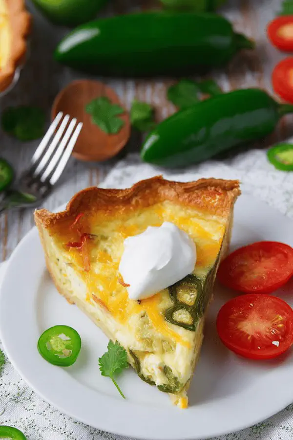 Chile Relleno Savory Quiche
