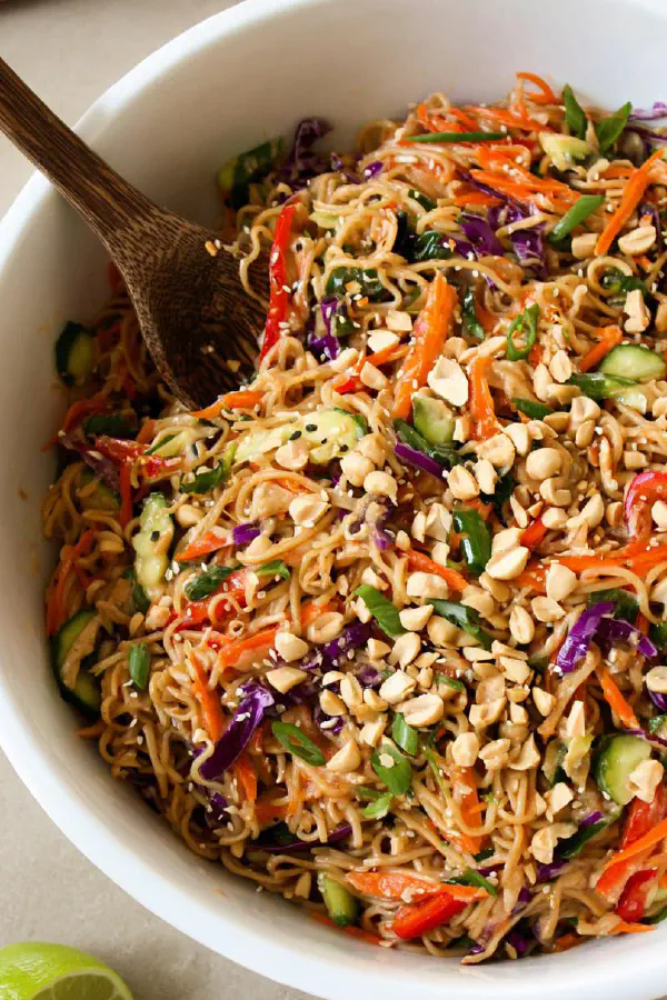 Chilled Peanut Noodle Salad