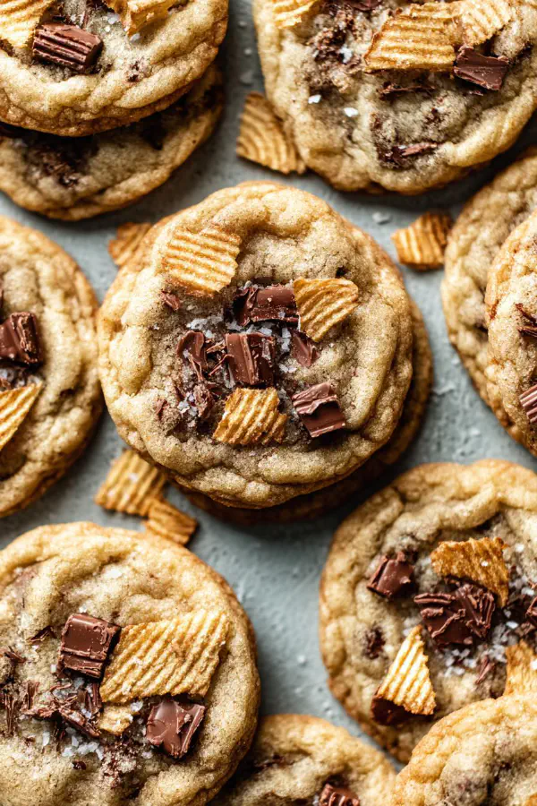 Chocolate Potato Chip Cookies