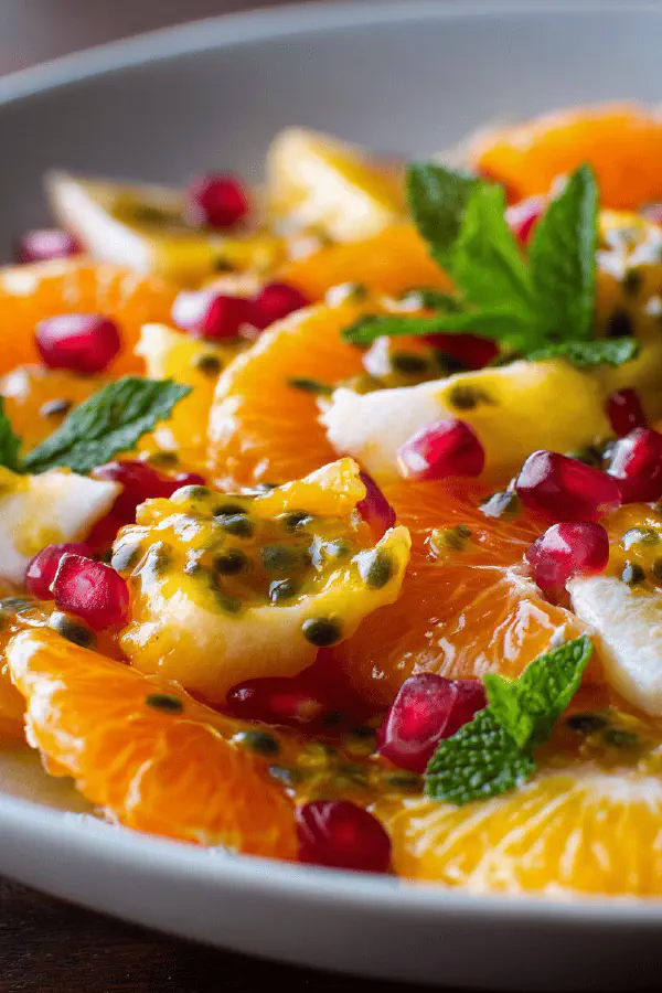 Clementine Passion Fruit Salad