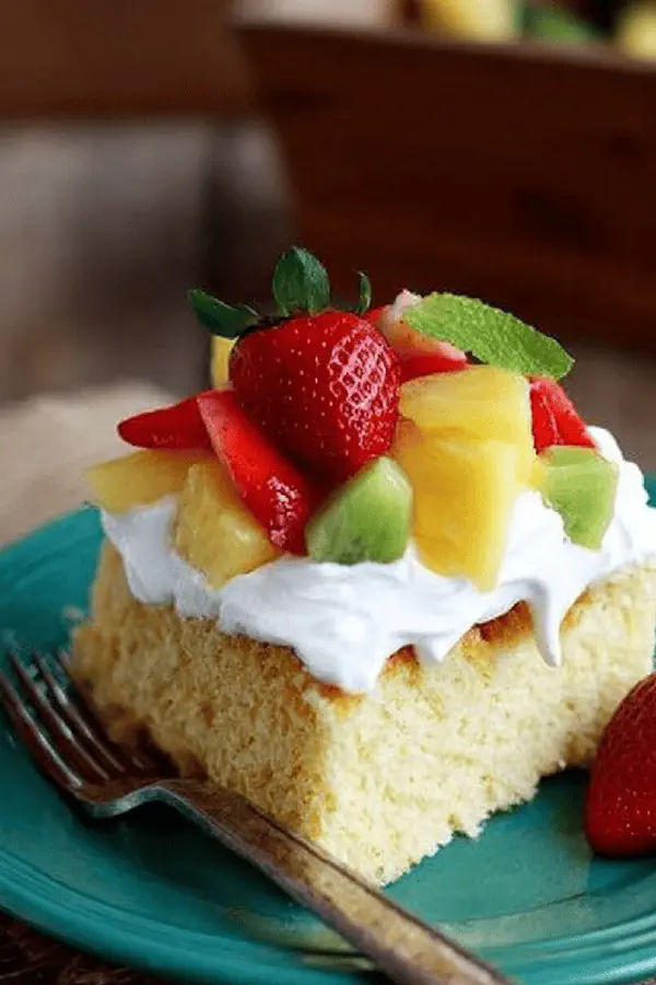Coconut Tres Leches Poke Cake