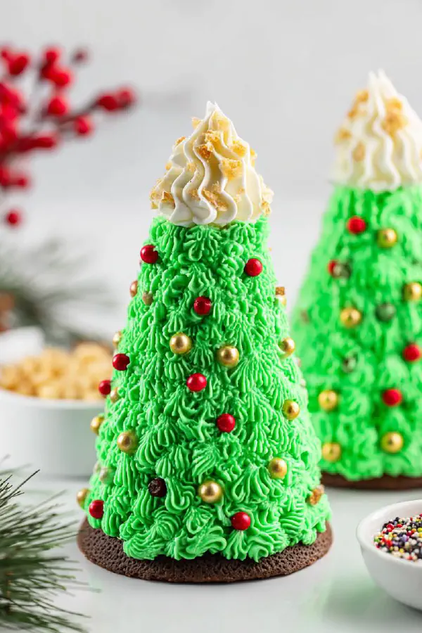 Cone Cake Christmas Trees