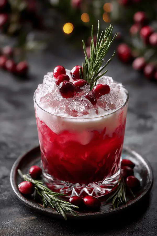 Cranberry Amaretto Sour Twist