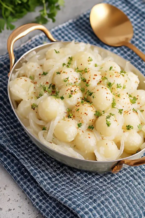 Creamed Pearl Onions Twist