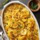 Leek Ham Cheddar Strata