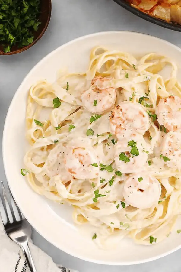 Creamy Shrimp Alfredo Remix
