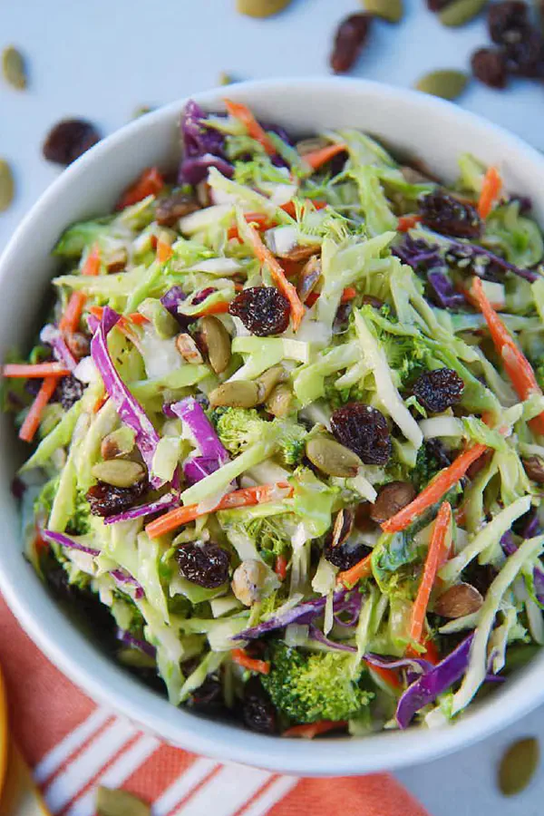 Crunchy Broccoli Slaw Remix