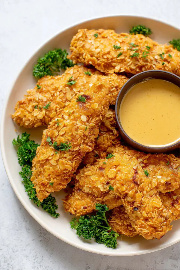 Crunchy Golden Chicken Tenders