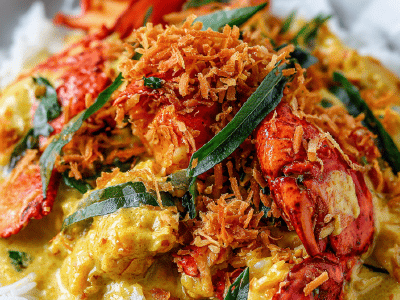 Curried Lobster Coconut