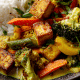 Mediterranean Tofu Veg Stack
