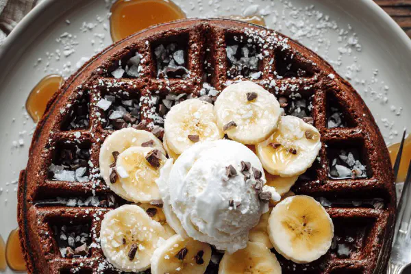 Blueberry Butter Waffles