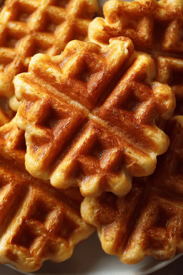 Eggless Citrus Waffles