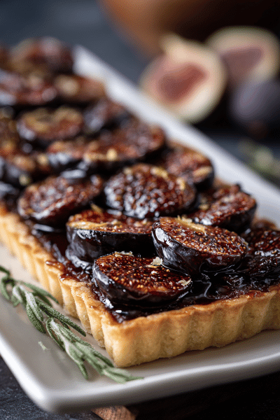 Fig Porto Frangipane Tart