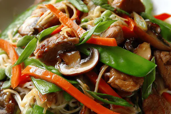 Soba Noodle Beef Salad Air Fryer