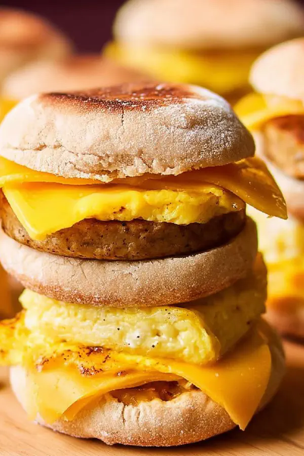 Freezer-Friendly Egg Muffin Sandwiches