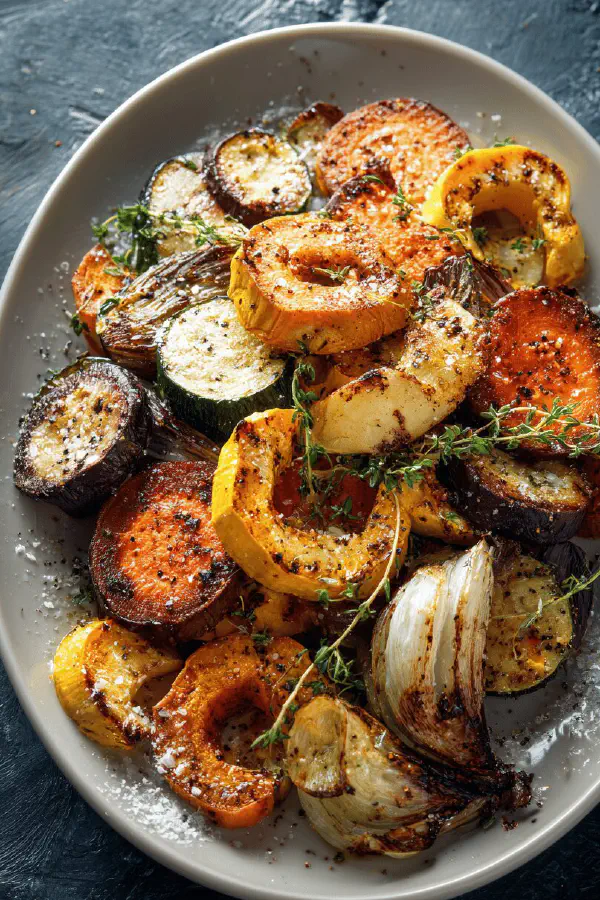 Garlic Roasted Veg Trio