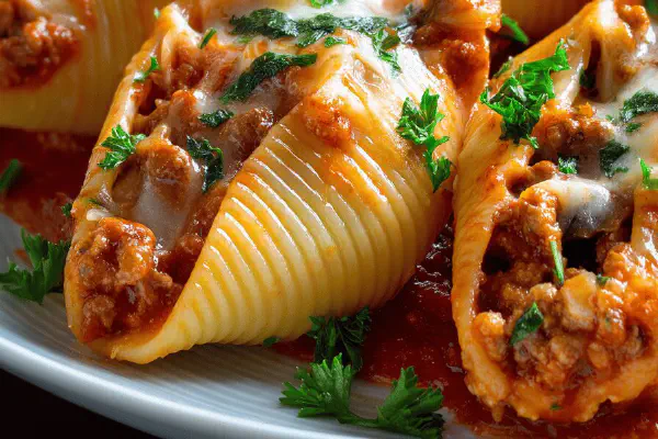 Buffalo Chicken Pasta Bake