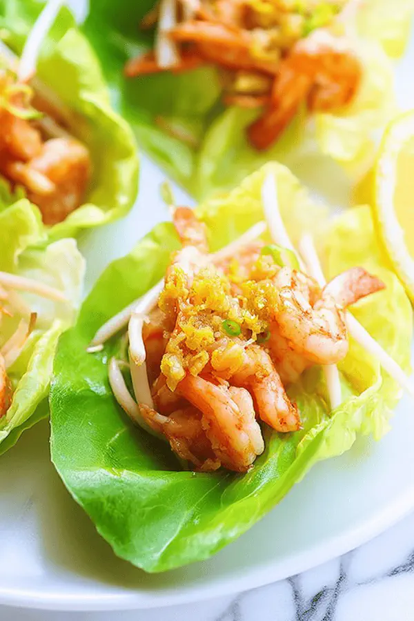 Ginger Shrimp Wraps