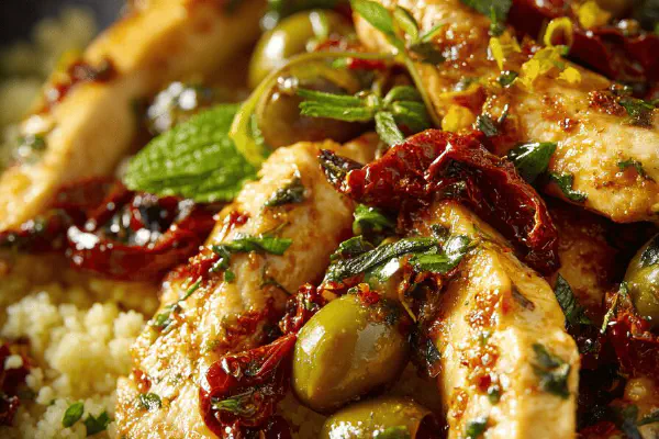 Chicken Bowls with Roasted Eggplant Sumac Pitas