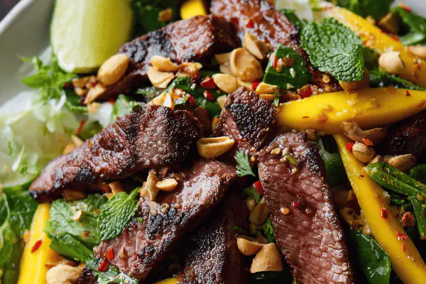 Grilled Beef Melon Tacos