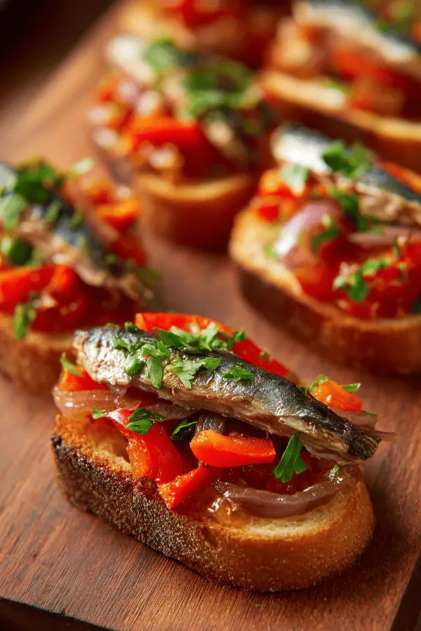 Grilled Sardine Tartines