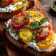 Grilled Ricotta Toasts with Slow-Roasted Cherry Tomatoes