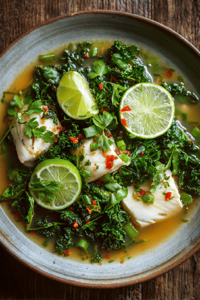 Herbed Trout Soup