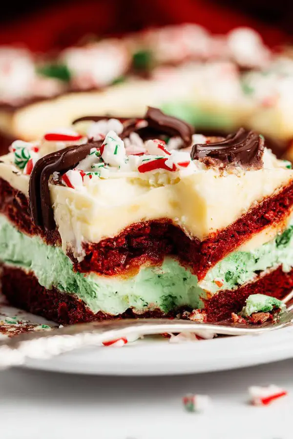 Holiday Red Velvet Layered Dessert