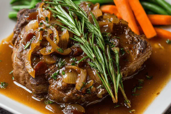 Veal Roast with Peppers Sage Lemon