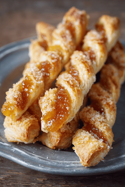 Jam-Swirled Puff Pastry